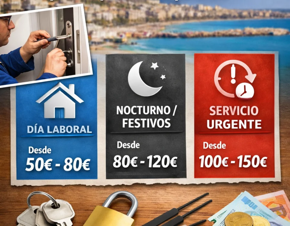 Cuanto cobran habitualmente los cerrajeros en Alicante por la apertura de puertas 960x750 - ¿Cuánto cobran habitualmente los cerrajeros en Alicante por la apertura de puertas?